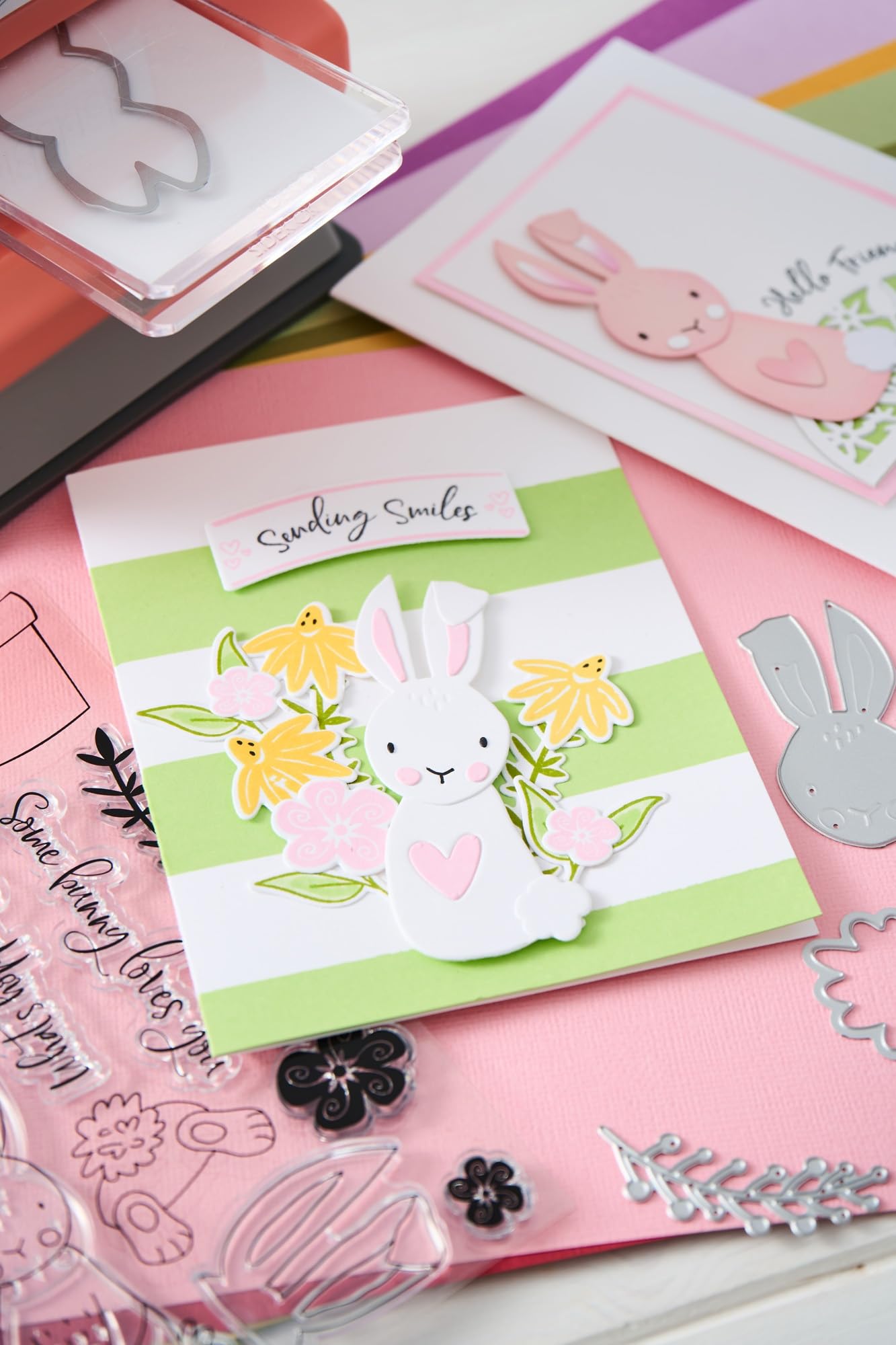 Catherine Pooler's Bunny Bits & Blooms - Sizzix Clear Stamps Set 15PK - Image 5