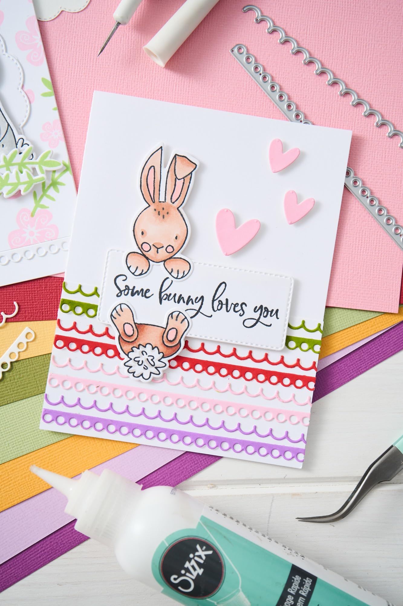 Catherine Pooler's Bunny Bits & Blooms - Sizzix Clear Stamps Set 15PK - Image 6