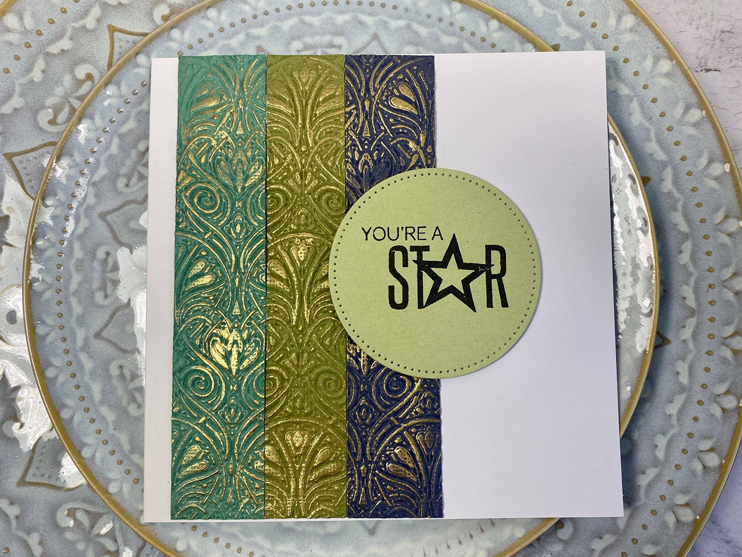 Sizzix 3-D Textured Impressions Embossing Folder Baroque, 664529, Multicolor, One Size - Image 4