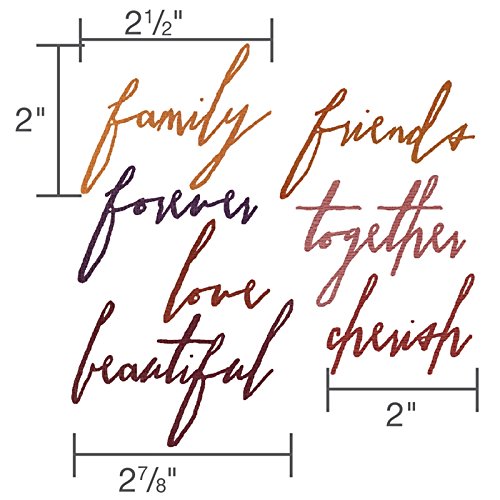 Sizzix 660218 Thinlits Die Set, Handwritten Love by Tim Holtz, 7-Pack - Image 3