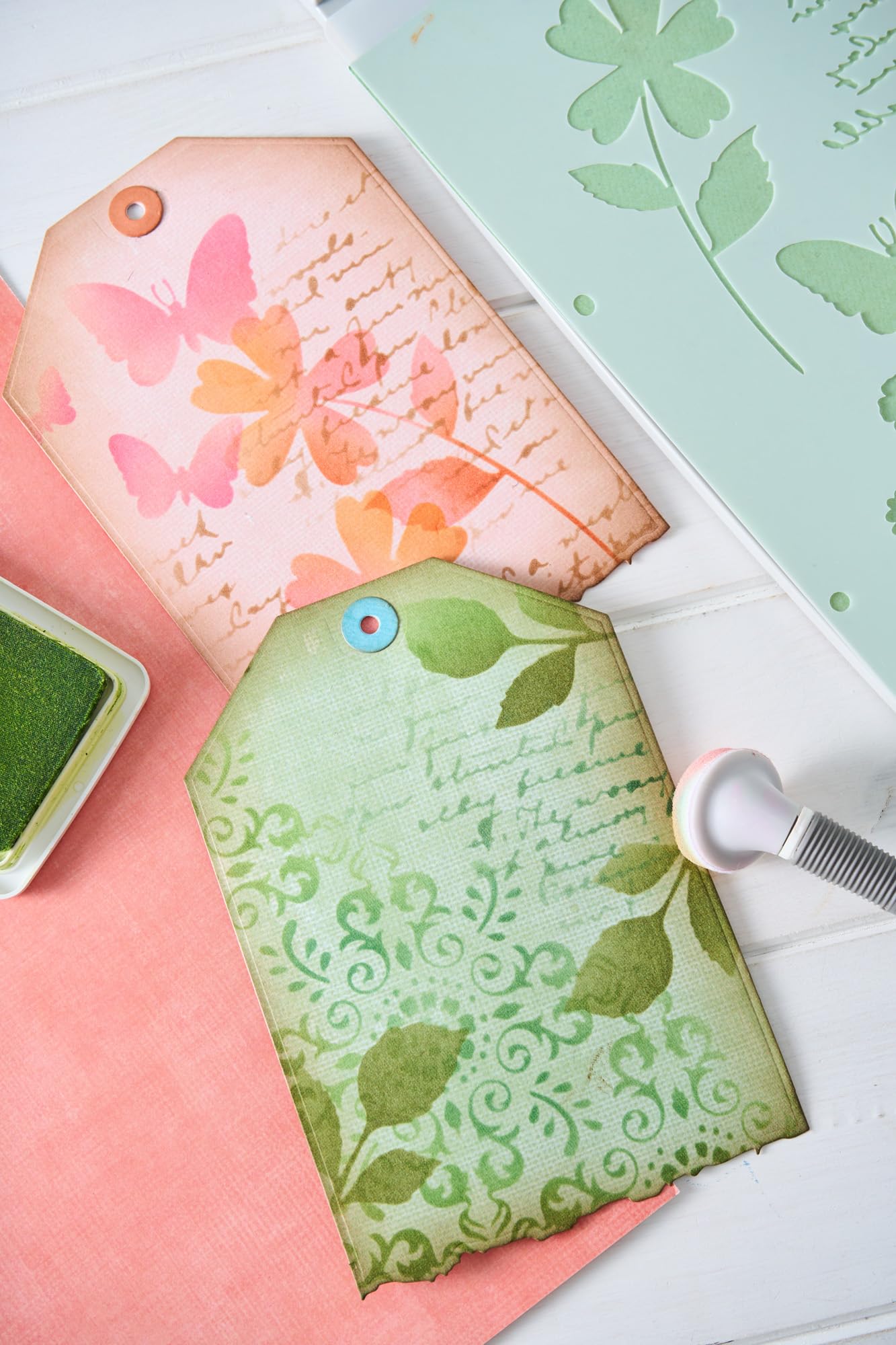 Sizzix A4 Stencil, Petal Play by 49 & Market, 1 Stencil - Image 6