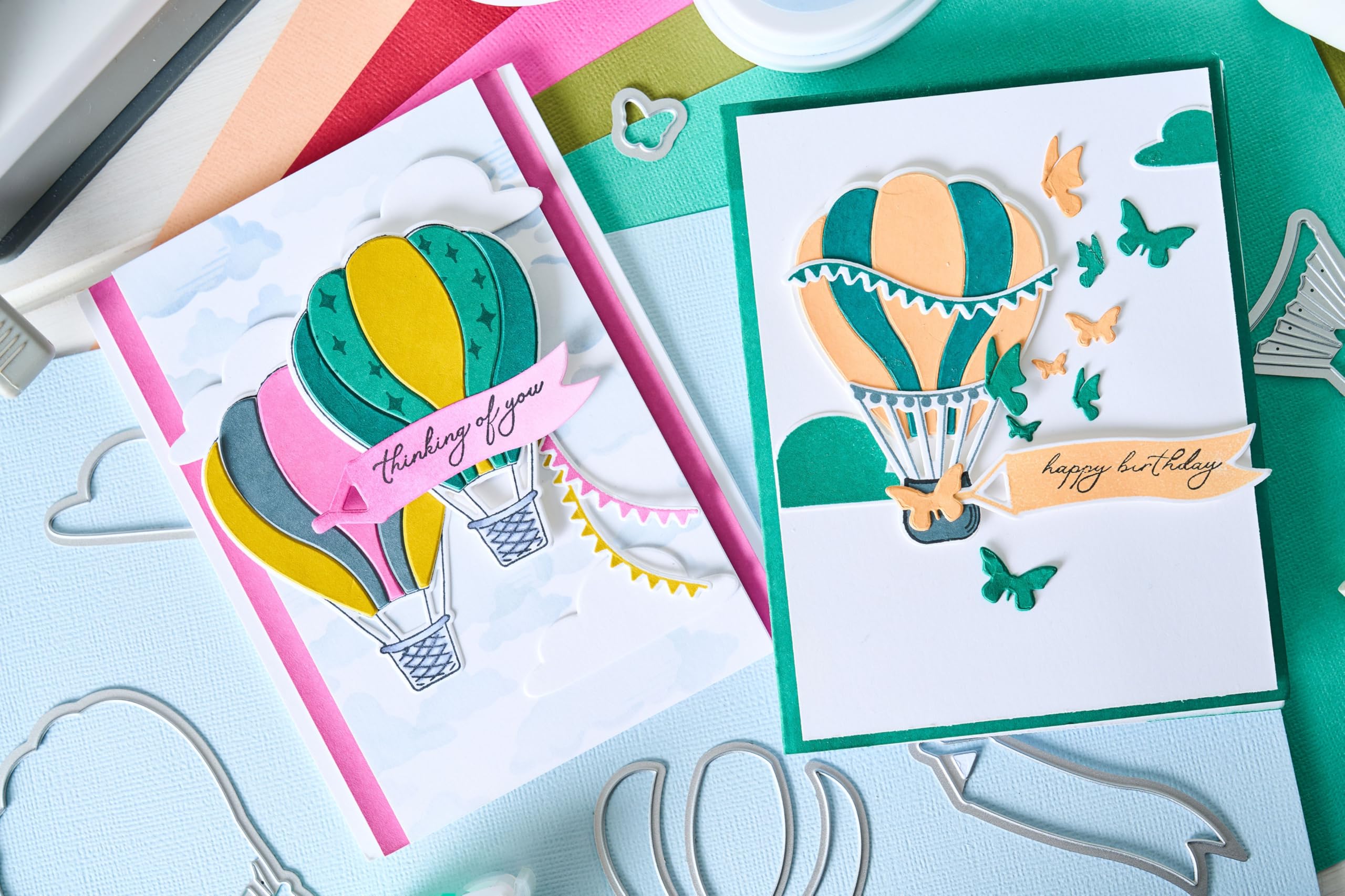 Sizzix A5 Clear Stamps Set 30PK - Up and Away by Catherine Pooler - Image 4