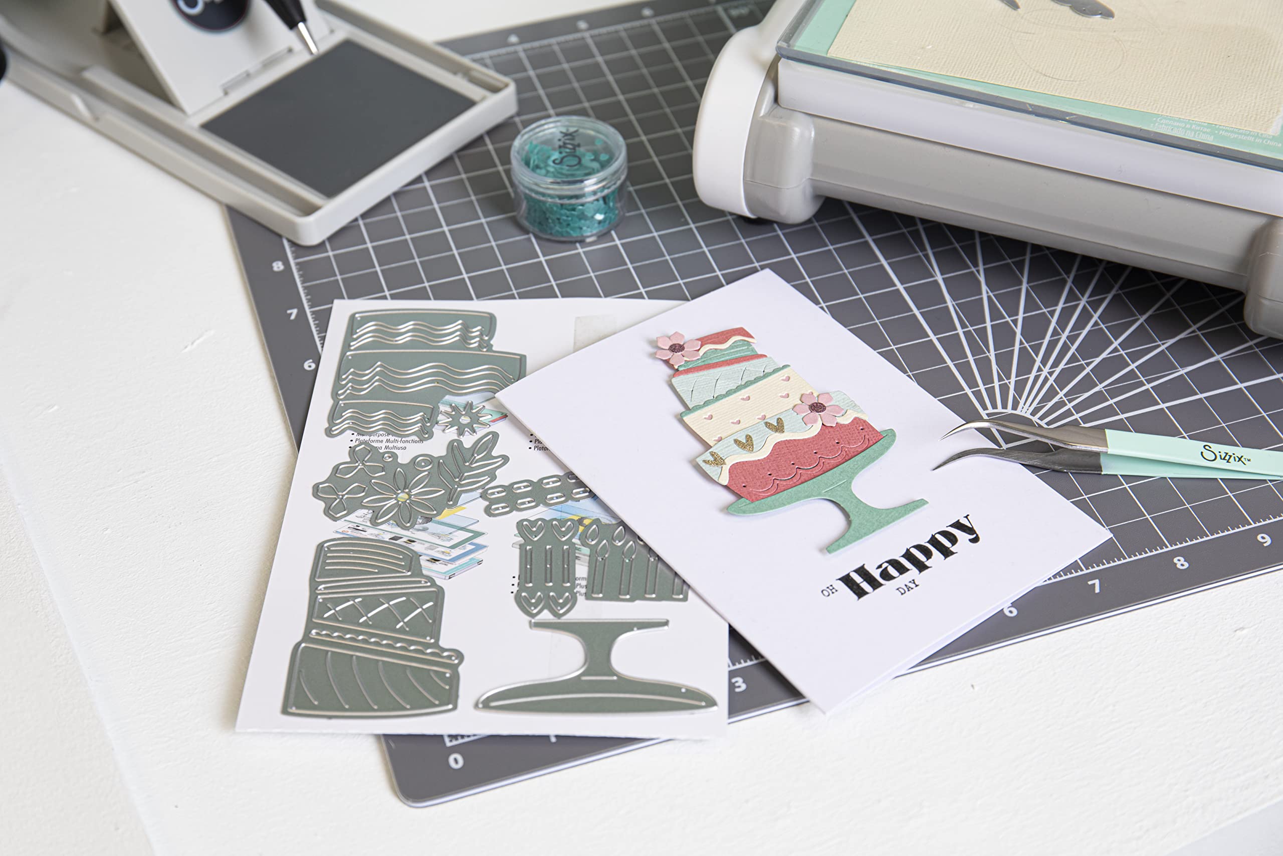 Sizzix Clear Stamps Set 12PK Good Vibes #4 by Pete Hughes | 665911 |Chapter 2 2022, One Size, Multicolor - Image 5