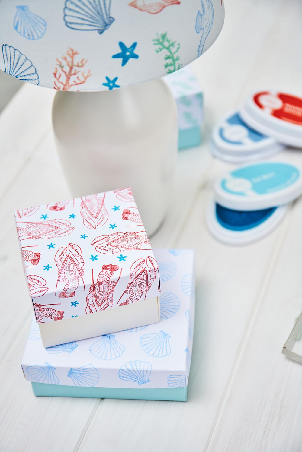 Sizzix Clear Stamps Set Ocean Elements by Lisa Jones, Multicolor, One Size - Image 4