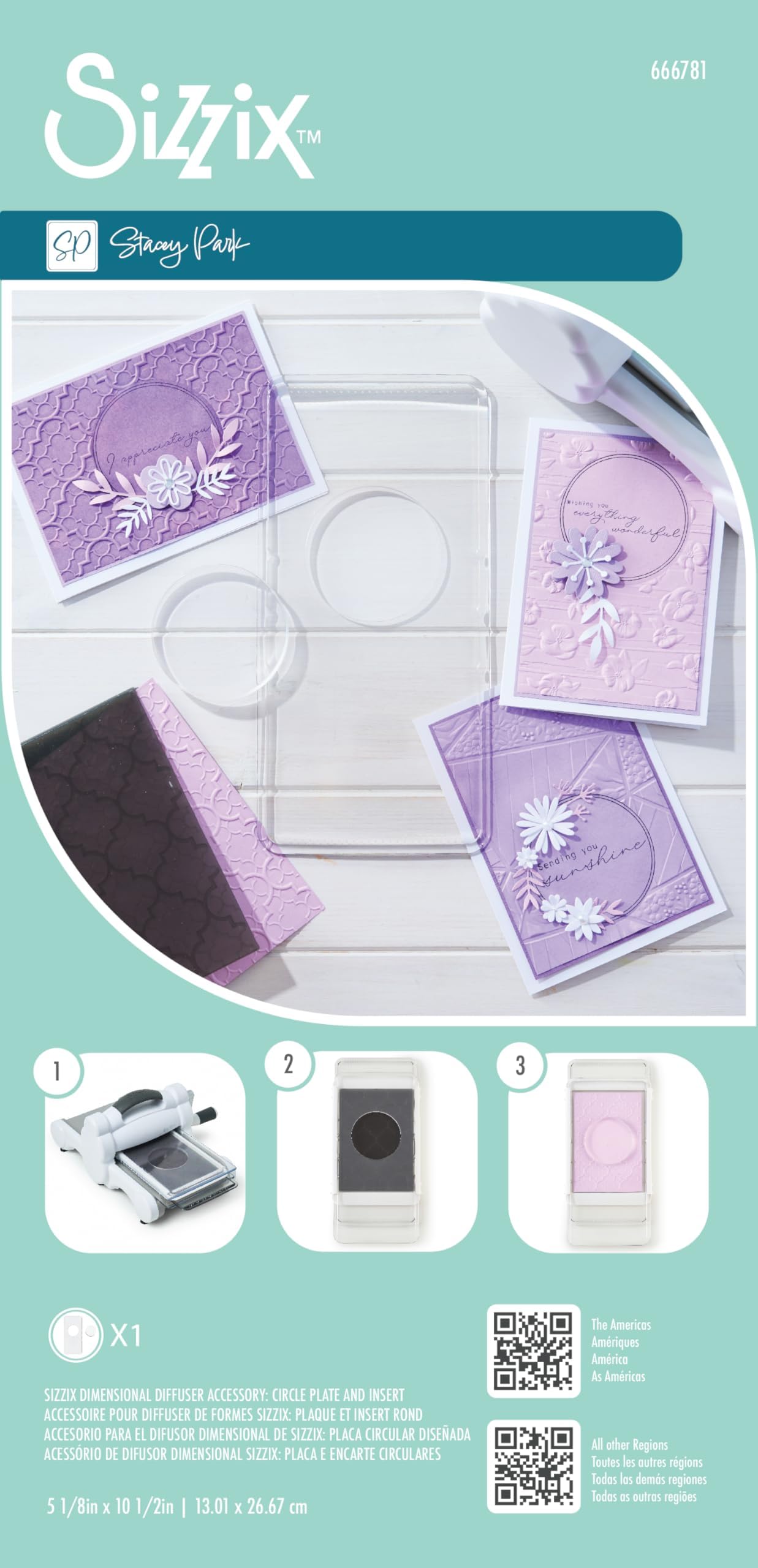 Sizzix Dimensional Diffuser by Stacey Park - Circle Plate & Insert - Image 6