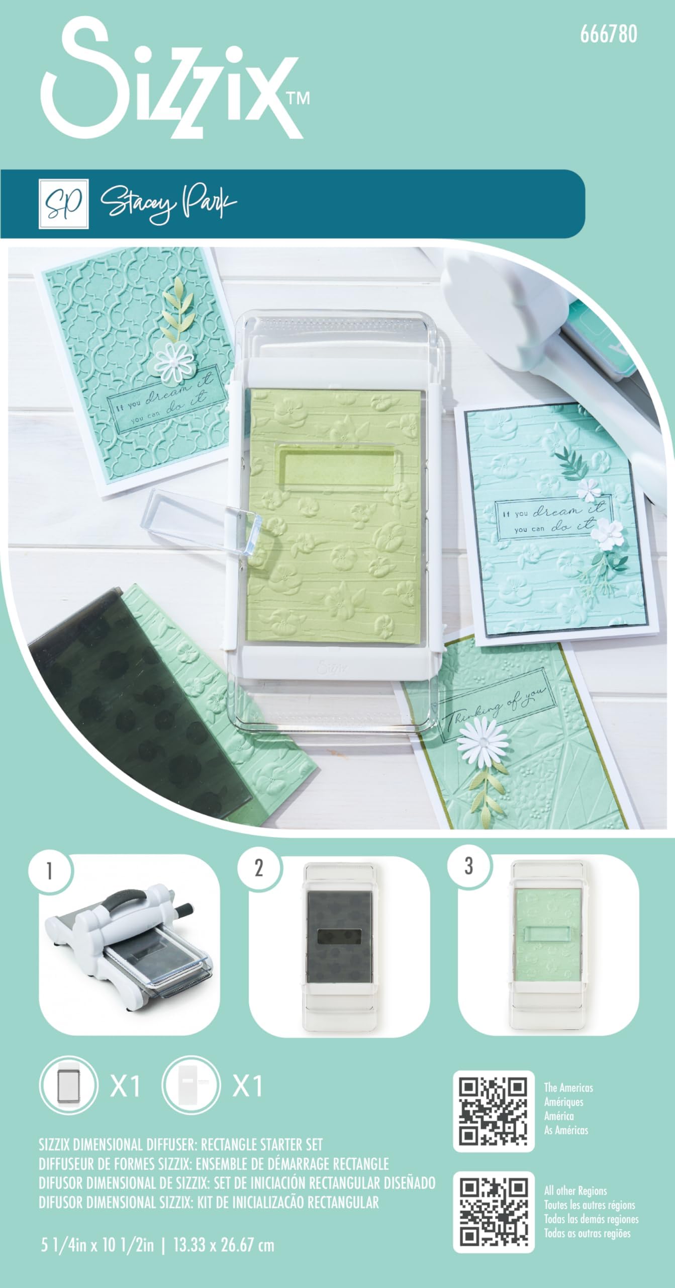 Sizzix Dimensional Diffuser by Stacey Park - Rectangle Starter Set - Image 5