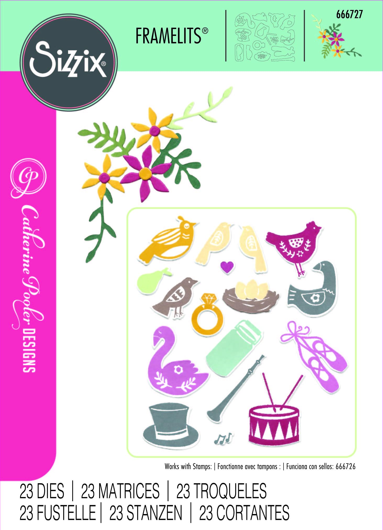 Sizzix Framelits Die Set 12 Days of Christmas #2 by Catherine Pooler - Image 3