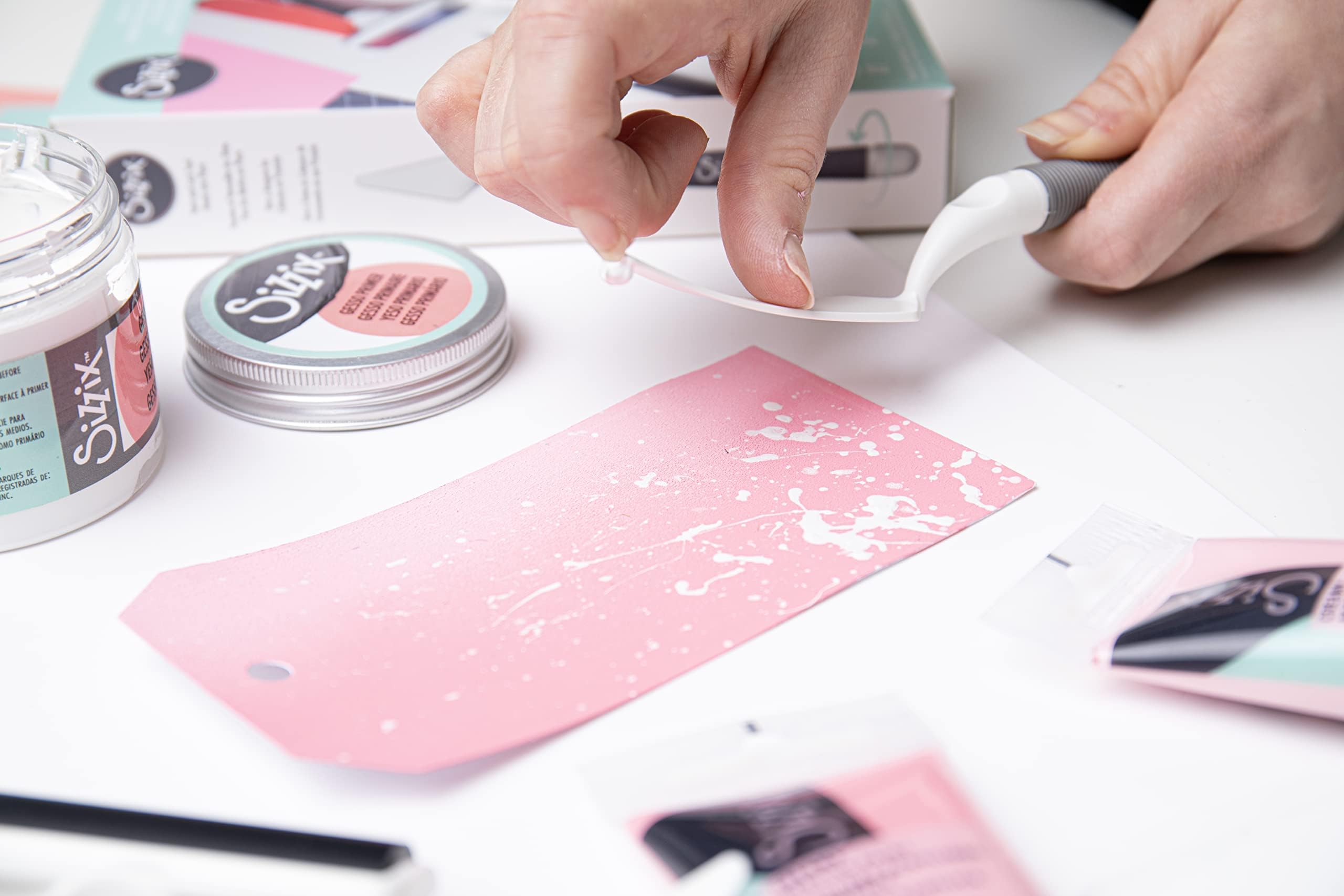 Sizzix Palette Knife & Brayer Roller Craft Tool Set | Painting Set for Pastes, Paints, Oil Acrylics & More - Image 8