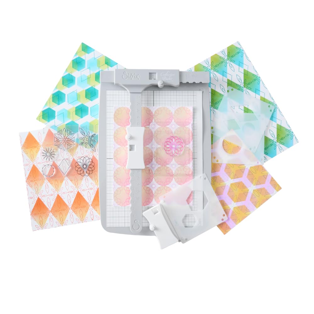 Sizzix Print and Pattern Starter Kit, Stencil & Stamp Tool Accessory - Image 3