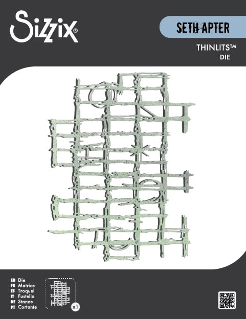 Sizzix Thinlits Die, Gridiron by Seth Apter, 1 Cutting Die - Image 3